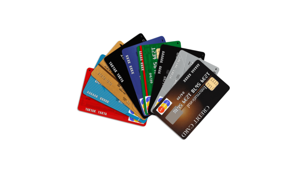 How many types of credit cards are there?